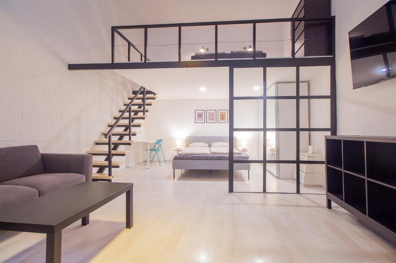 Industrial Double Loft Apartment Budapest Exteriör bild